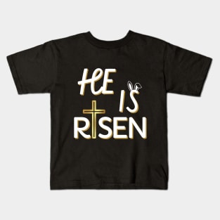 He Is Risen Shirt For Men Women Christian Gifts Happy Easter Kids T-Shirt